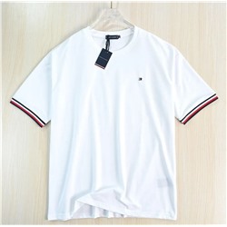 Мужская свободная повседневная футболка 2 цвета ТОММИ ХИЛФИГЕ*Р