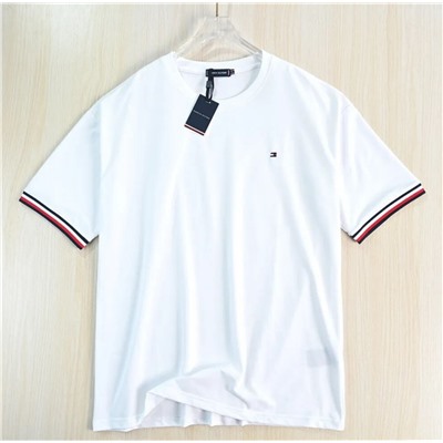 Мужская свободная повседневная футболка 2 цвета ТОММИ ХИЛФИГЕ*Р