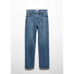 Jeans rectos tiro medio