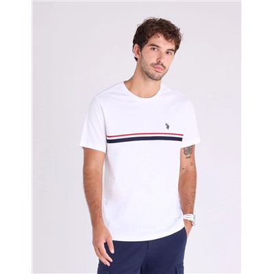 SIGNATURE TRICOT PIECED JERSEY T-SHIRT