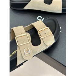 Женские замшевые сабо  ШАНЕ*ЛЬ