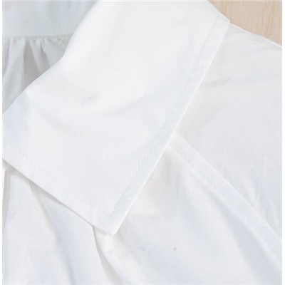 Белая рубашка с нишевым дизайном  Рукава реглан КО*С