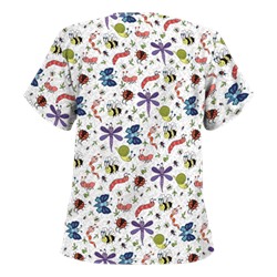 UA A Bug's Life Grey Scrub Top