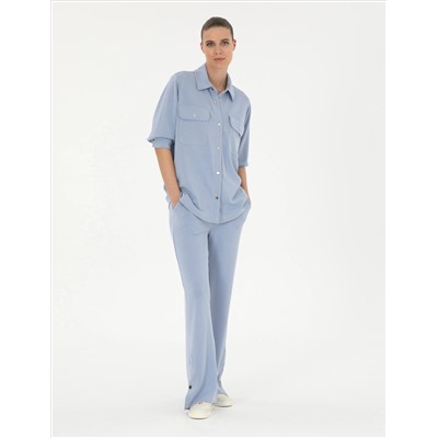 Mavi Loose Fit Eşofman Altı