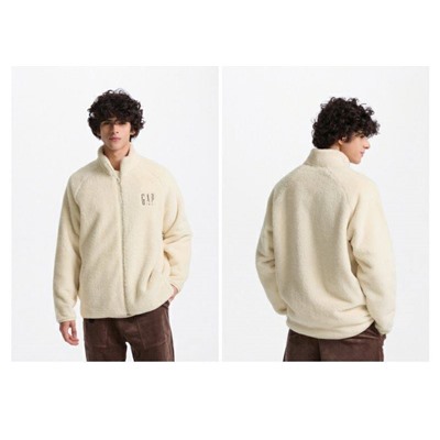 Мягкая толстовка на молнии с воротником стойкой  ГЭ*П