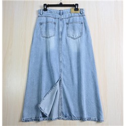 Юбка из светло-голубого денима
