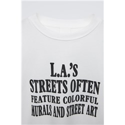 SLOGAN PRINT T-SHIRT