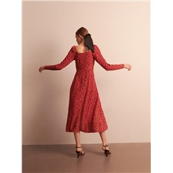 EcoVero™ Gemusterte Bluse