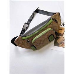 Мужская сумка-банан Coac*h 👔   Реплика 1:1