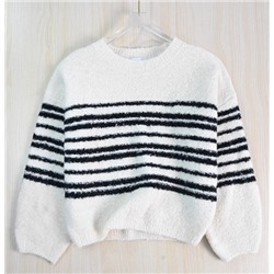 Женский осенне-зимний свитер из плотной шерстяной смеси  Н*М