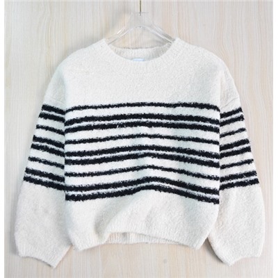 Женский осенне-зимний свитер из плотной шерстяной смеси  Н*М