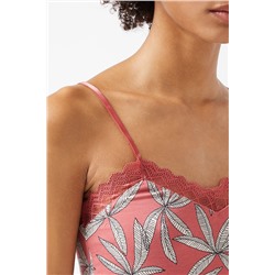 Top lencero Debbie Rojo