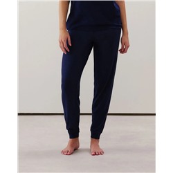 Pantalón de punto en azul marino