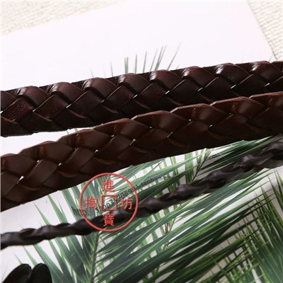 Актуальный плетёный кожаный ремень   Экспорт