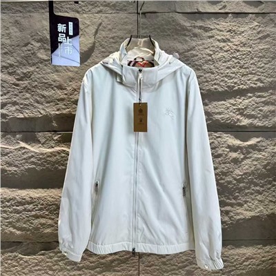 Осенняя классическая куртка Burberry с вышивкой Унисекс