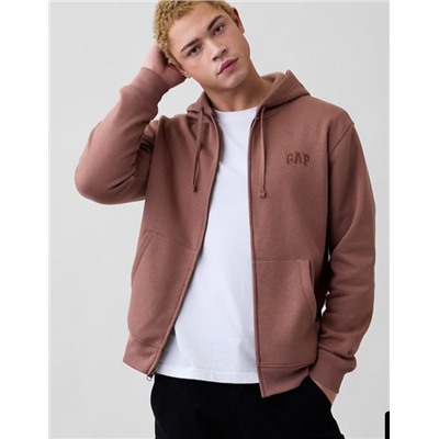 Relaxed Gap Logo Zip Hoodie
