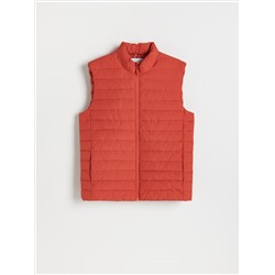 Weste mit Taschen und Stehkragen