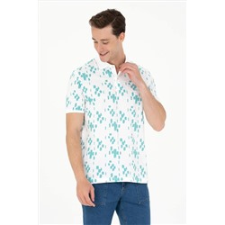 Erkek Mint Polo Yaka Tişört