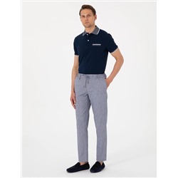 Lacivert Slim Fit Tişört