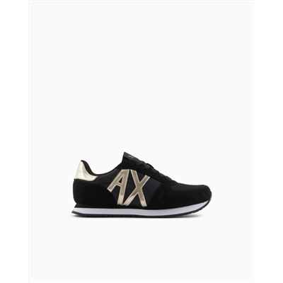 MICROFIBER SNEAKERS WITH LOGO (Жен)
