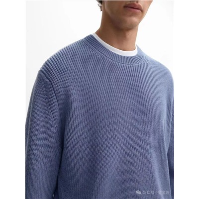 Мужской вязаный джемпер крупной вязки МАССИМО Д