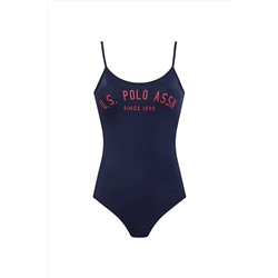 U.S. Polo Assn. Kadın Lacivert İnce Askılı U Yaka Mayo 21516