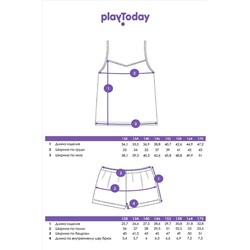 Комплект (Топ+Шорты) PLAYTODAY, 1121883