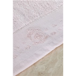 Gauthıer Nakışlı %100 Pamuk 2'li El Havlusu - Pudra - 30x45 cm