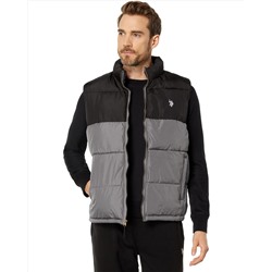 U.S. POLO ASSN.  Color-Block Puffer Vest