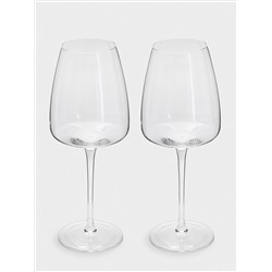 Бокал для белого вина, 500 мл, 2 шт, стекло, Melody