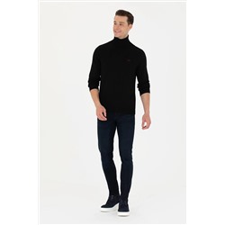 Erkek Siyah Basic Kazak