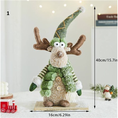 Прикольные олени 🦌 новогодняя игрушка. Статичные и на телескопических ногах