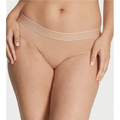 Logo Cotton Hiphugger Panty