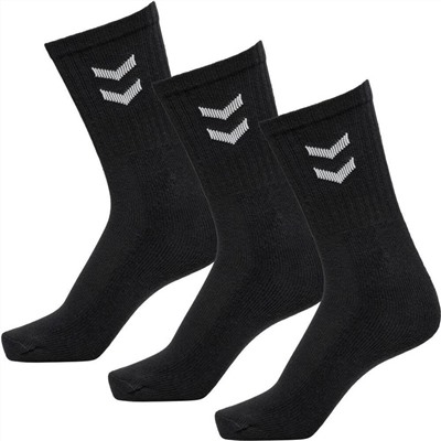 hummel Basic Sportsocken 3 Paar schwarz 022030-2001