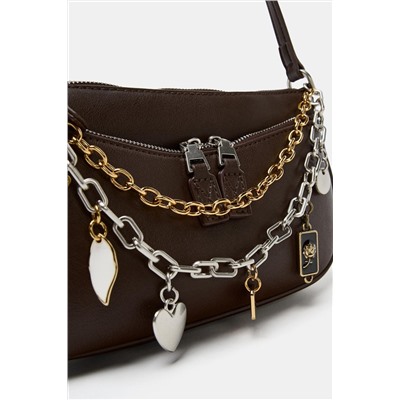 MINI CROSSBODY BAG WITH CHARM DETAIL