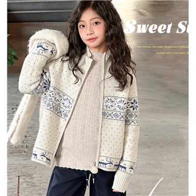 Свитер для девочек осень 2025 Флагманский магазин