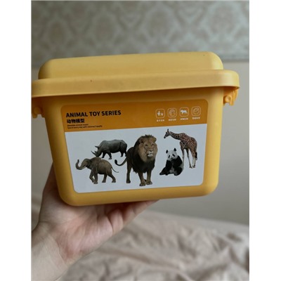 Набор с животными. В наборе 18 шт