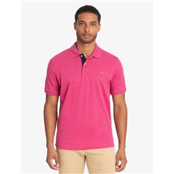 MULTI COLOR LOGO INTERLOCK POLO SHIRT