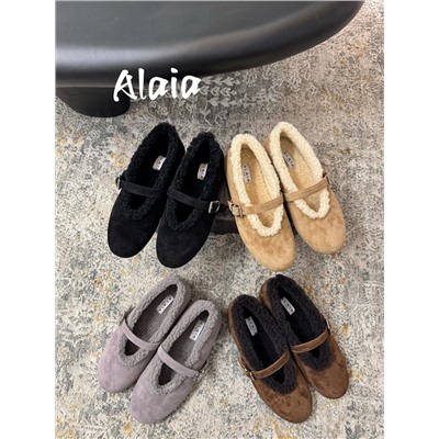 Балетки  натуральная  кожа. Мех  люкс