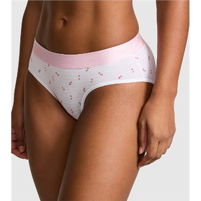 PINK Logo Cotton Hiphugger Panty