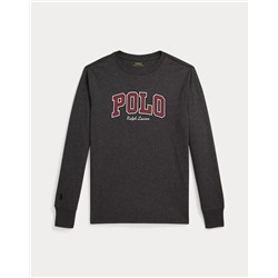 Logo Cotton Long-Sleeve Tee Save your Wishlist Boys 8-20