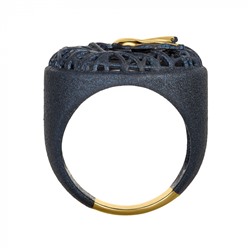 Кольцо серебро 51962YU