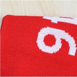 Двухсторонний вязаный теплый шарф