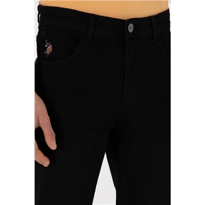 Erkek Siyah Jean Pantolon