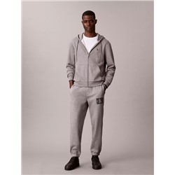 Fleece Layered Monogram Graphic Sweatpants