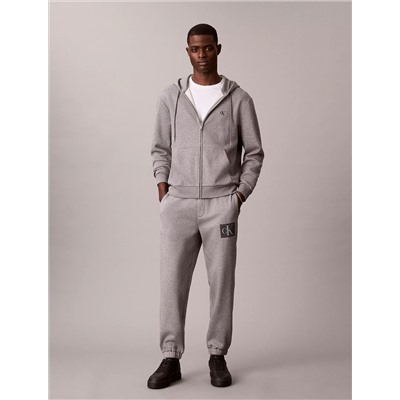 Fleece Layered Monogram Graphic Sweatpants