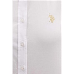 Kadın Beyaz Uzun Kollu Basic Gömlek