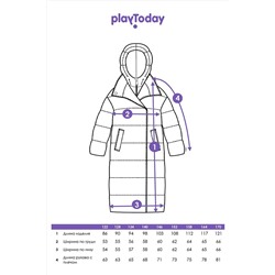 Пальто PLAYTODAY, 1186279