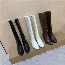 Женские высокие сапоги с острым носом, экспорт