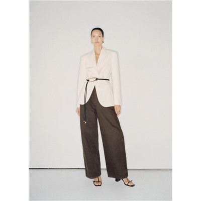 Jeans balloon tiro alto